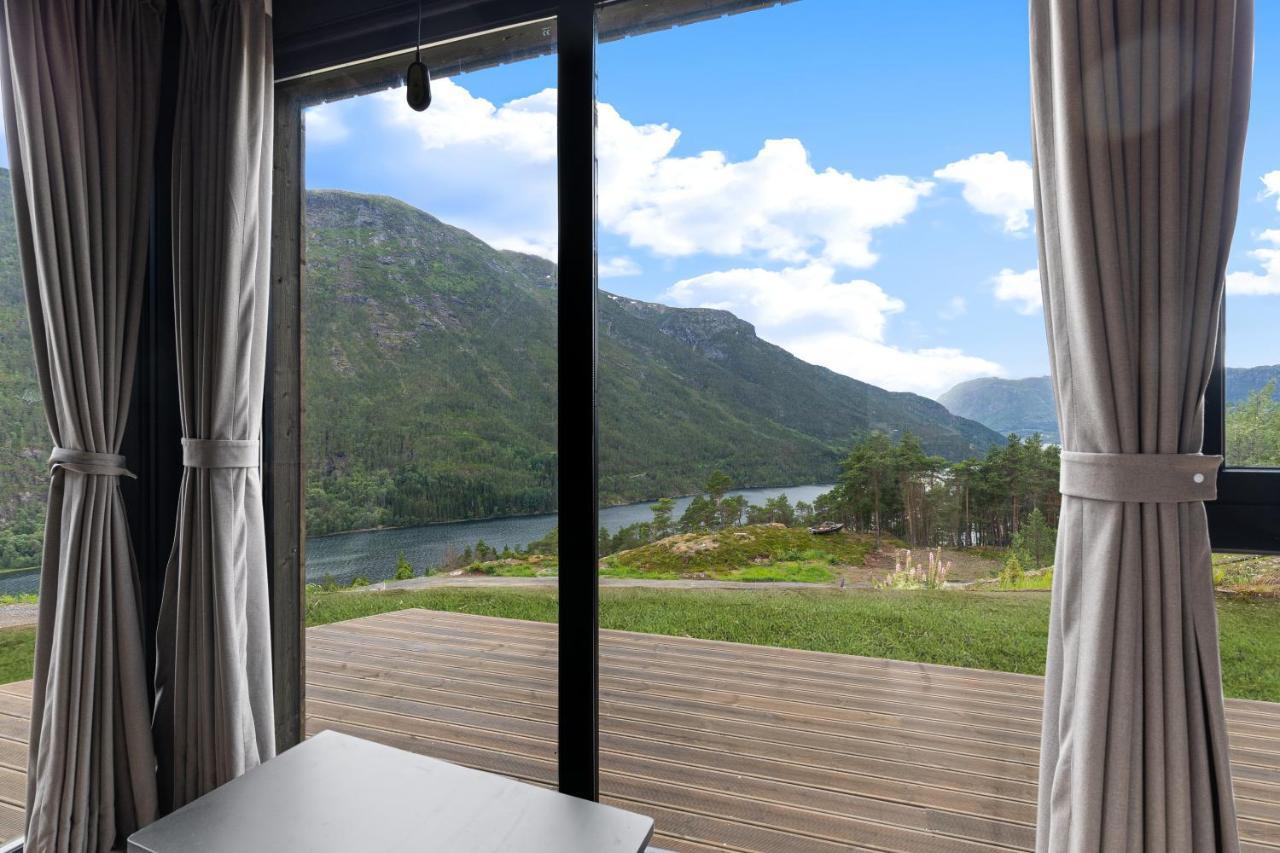 Sogndal Fjordpanorama - Studio Cabins With View Экстерьер фото