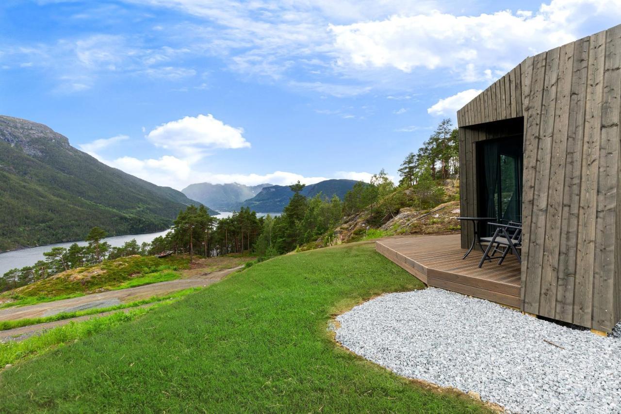 Sogndal Fjordpanorama - Studio Cabins With View Экстерьер фото