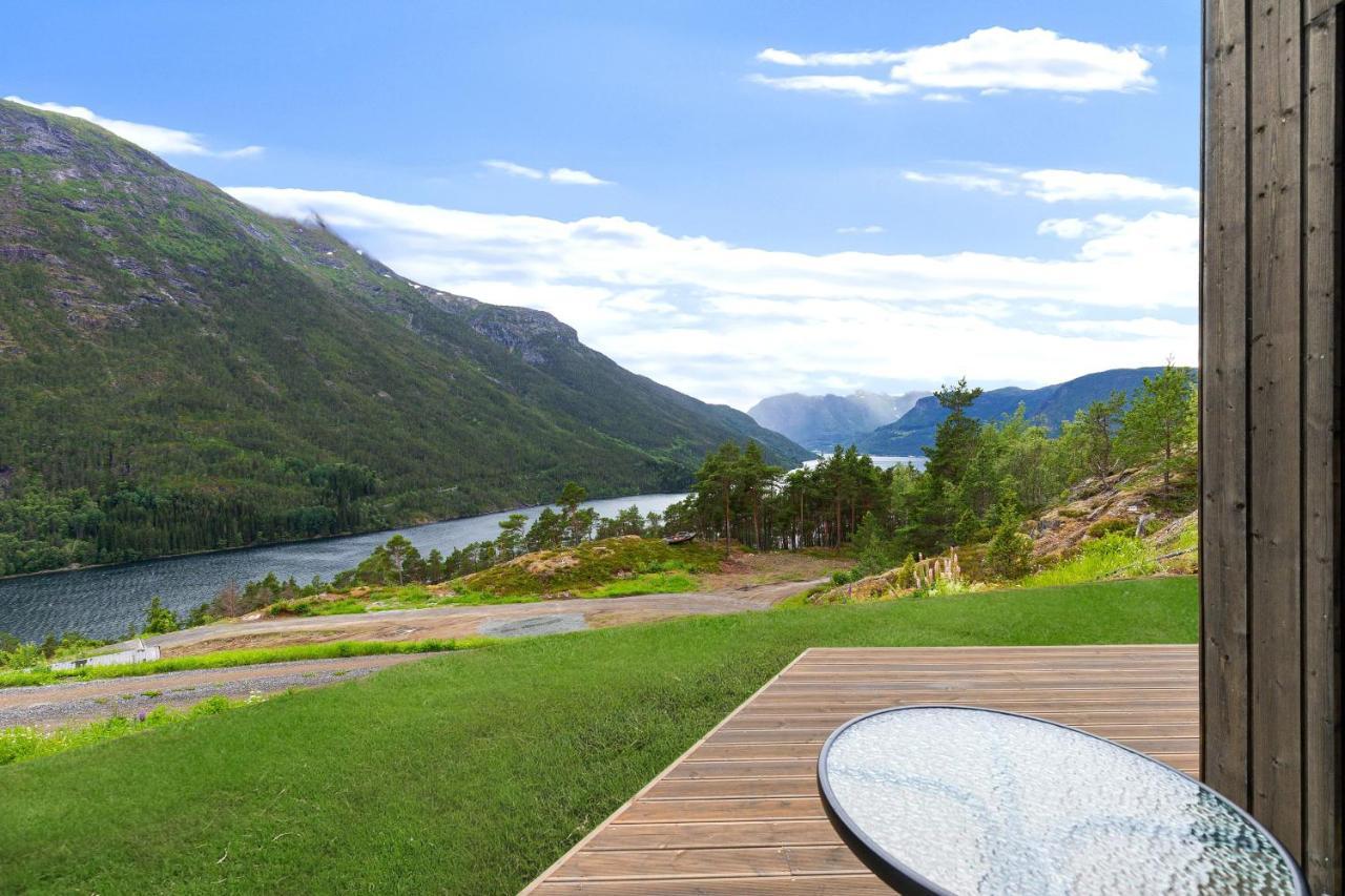 Sogndal Fjordpanorama - Studio Cabins With View Экстерьер фото