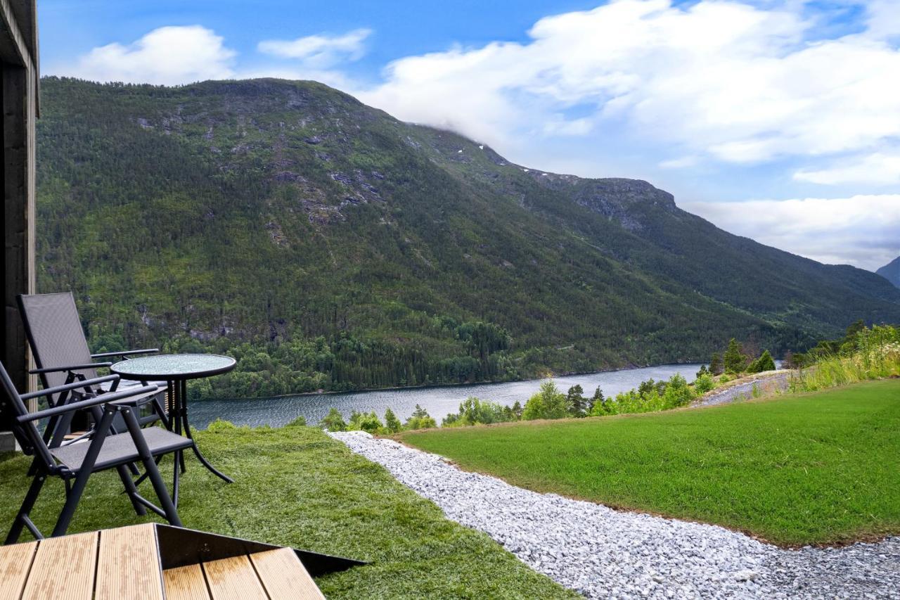 Sogndal Fjordpanorama - Studio Cabins With View Экстерьер фото